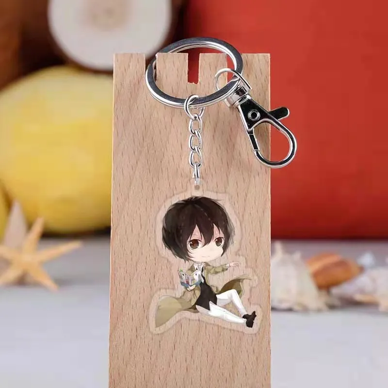 

Anime vadio chaveiro dazai osamu edogawa ranpo akutagawa ryunosuke nakajima atsushi nakahara chuya cartoon acrylic keychain