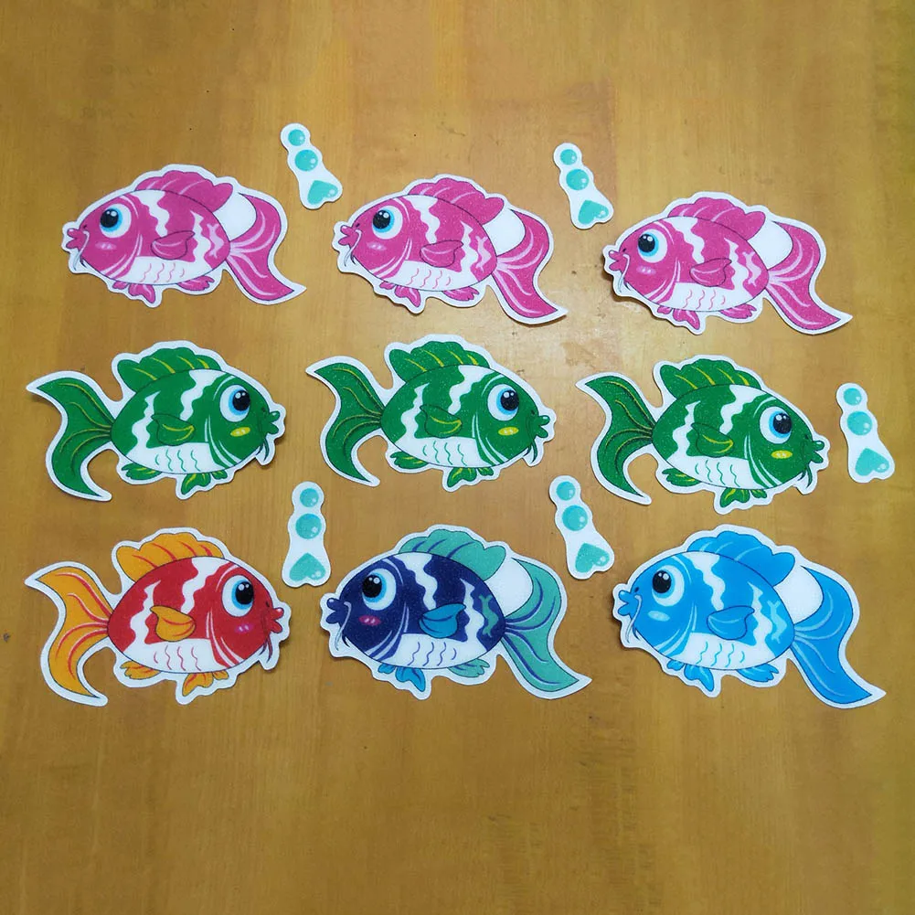 Горячая Нескользящая Ванна наклейки морской жизни ванная комната клей для