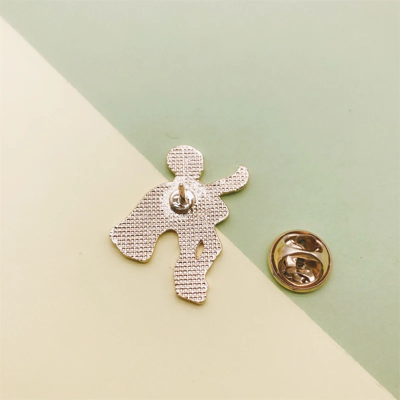 Cartoon Anime Character Peter Pan Red Cloak Enamel Brooch Alloy Badge Inch Shirt Bag Pin Accessories Cute Jewelry Gift For Kid | Украшения