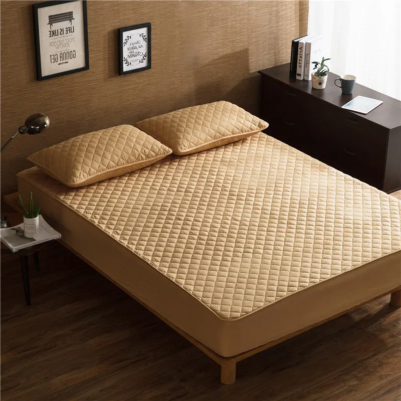L 1pc mattress cover 5-15 см Высота Универсальное покрытие матраса для кровати 8 размеров Матрас протектор простыня закрывает кожу стеганое хлопковое покрывало для кровати - Цвет: L 1pc mattress cover