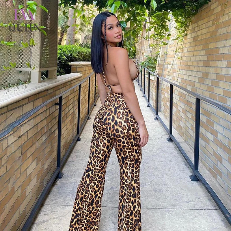 Комплект из 2 предметов с леопардовым принтом EvaQueen вечерние топы без рукавов на