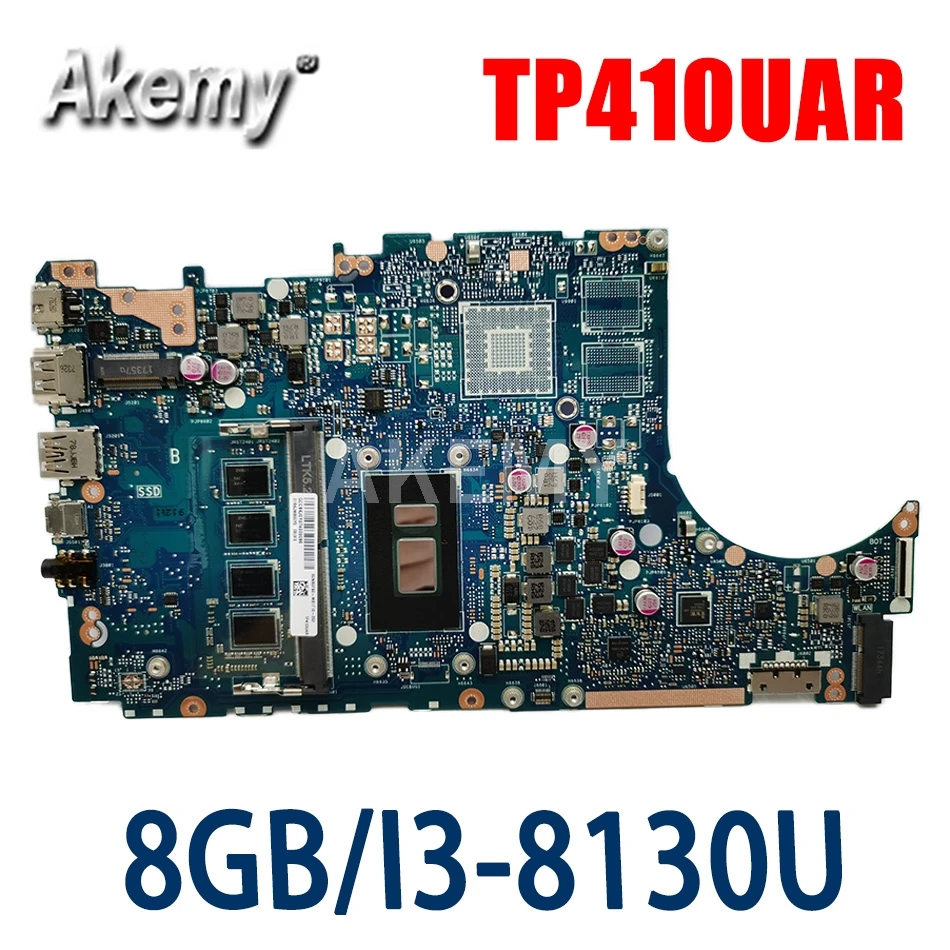 ERILLES 90NB0FS0 R01G00 материнская плата для ASUS VivoBook Flip 14 TP410UR TP410UF TP410U TP410UA Laotop W / 8G I3 8130U