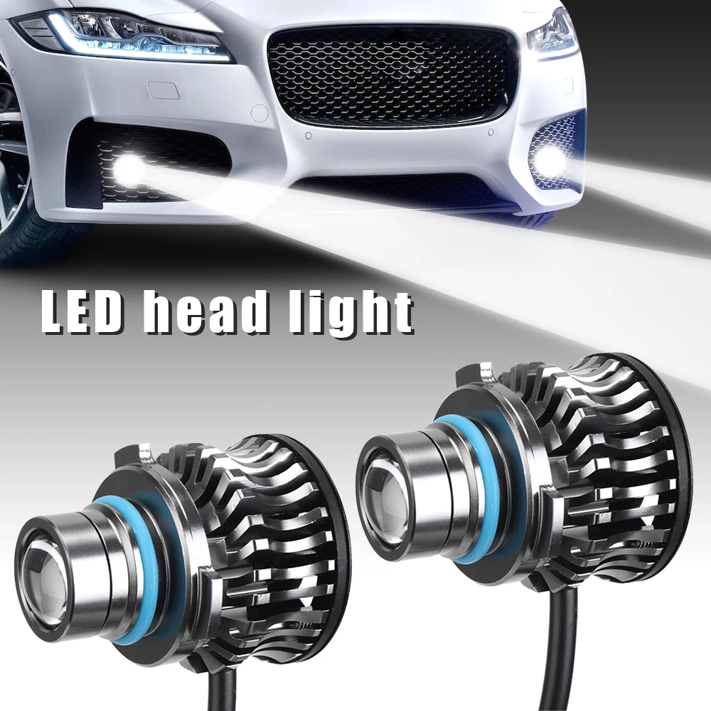 

Cars High Beam Dipped Beam H11 H8 9005 Fog Bulbs Super Bright Spotlight Headlamp 2pcs Cars Motorcycle Led Laser Headlight