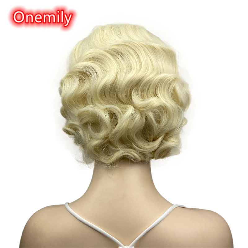 Onemily винтажные короткие кудрявые пальцы волнистые Хлопушки термостойкие
