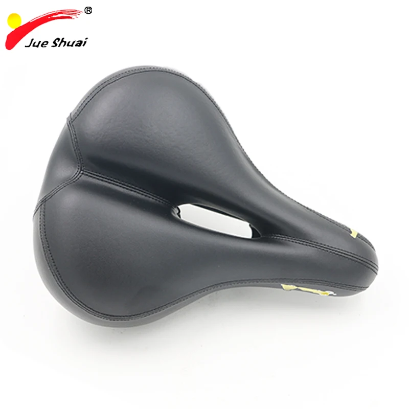 

High Quality PVC Fabric Shock Absorbing Soft Bicycle Saddle MTB Bike Road Mountain Bike Seat Comfortable Cycling Seat Bike Parts