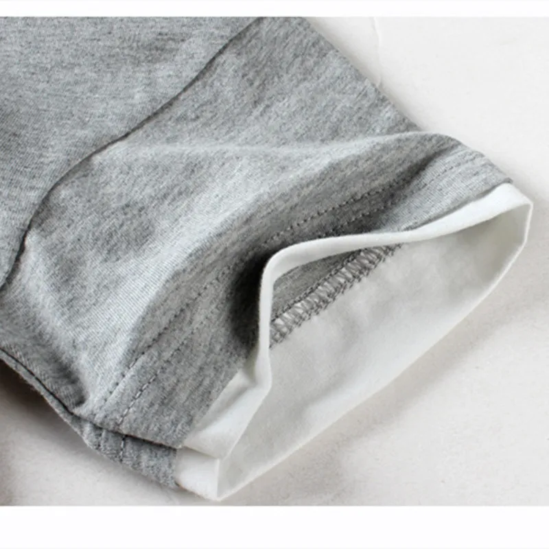 

2021 Spring Summer New Boys Solid Color Short-Sleeved Cotton Cartoon Print Top T-Shirt For 5-14 Years