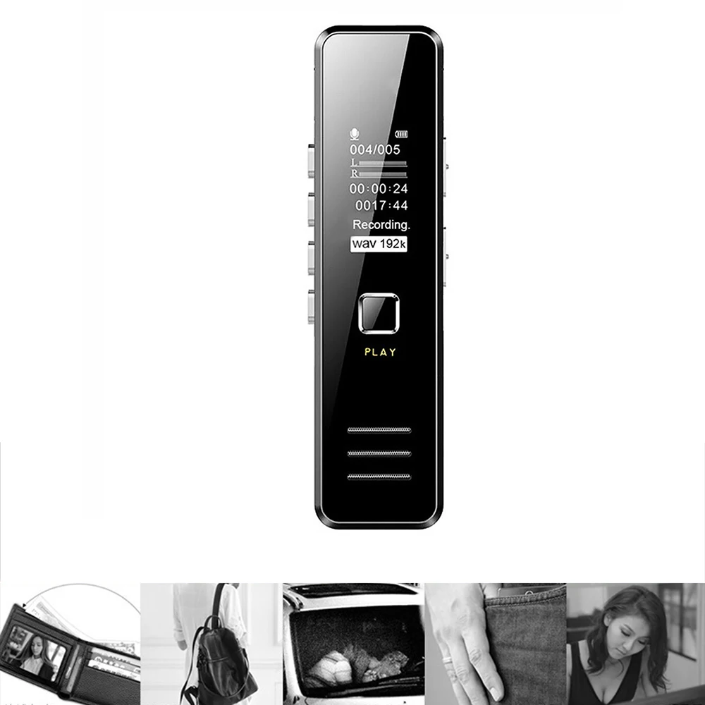 

Recorders Noise Reduction WAV Record USB Dictaphone Long Distance Audio Recording MP3 Player Sound Recorder Digital Voice