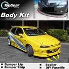 Дефлектор губ бампера для Fiat Brava  Bravissimo  Bravo Передняя юбка спойлера для тюнинга TopGearкомплект кузоваполоса