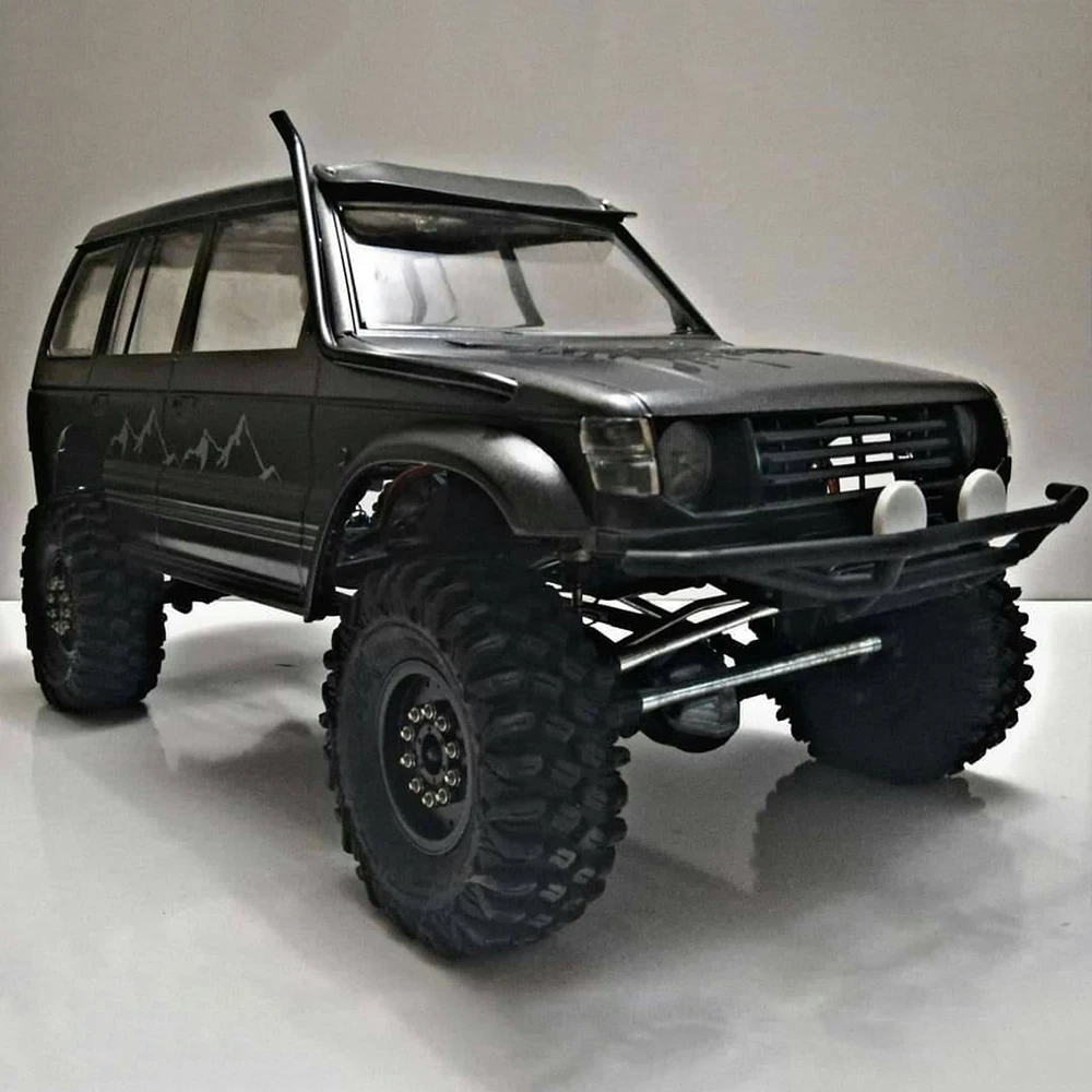 

1/10 RC PAJERO V33/V43 Complete Hard Plastic Body Kit 313mm Wheelbase for RC Crawler Axial SCX10 & SCX10 II 90046 Redcat GEN 8