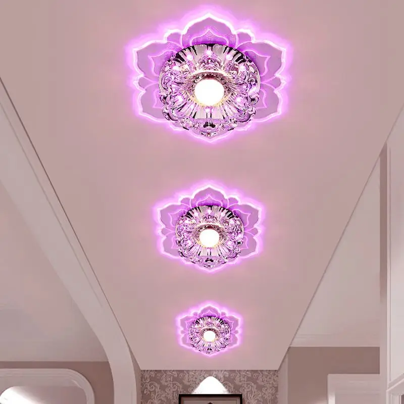 

Modern Elegant Crystal Ceiling Light Flush Mount Ceiling Lighting Fixture for Living Room Bedroom Restaurant Porch