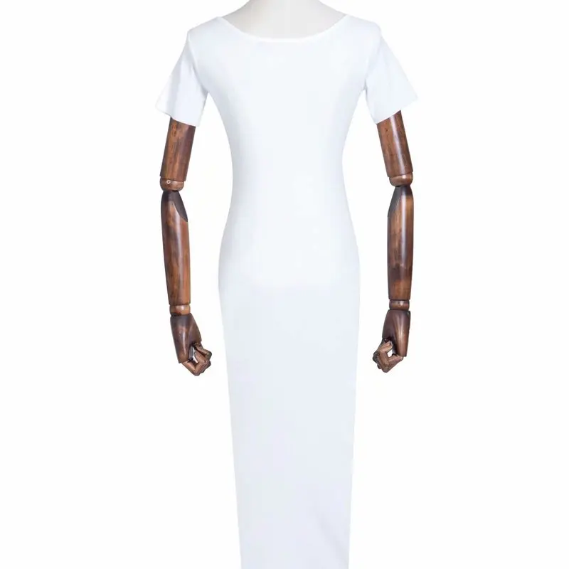 Ms D + 19822 30 Модное Новое платье с v образным вырезом коротким рукавом женское vestidos de