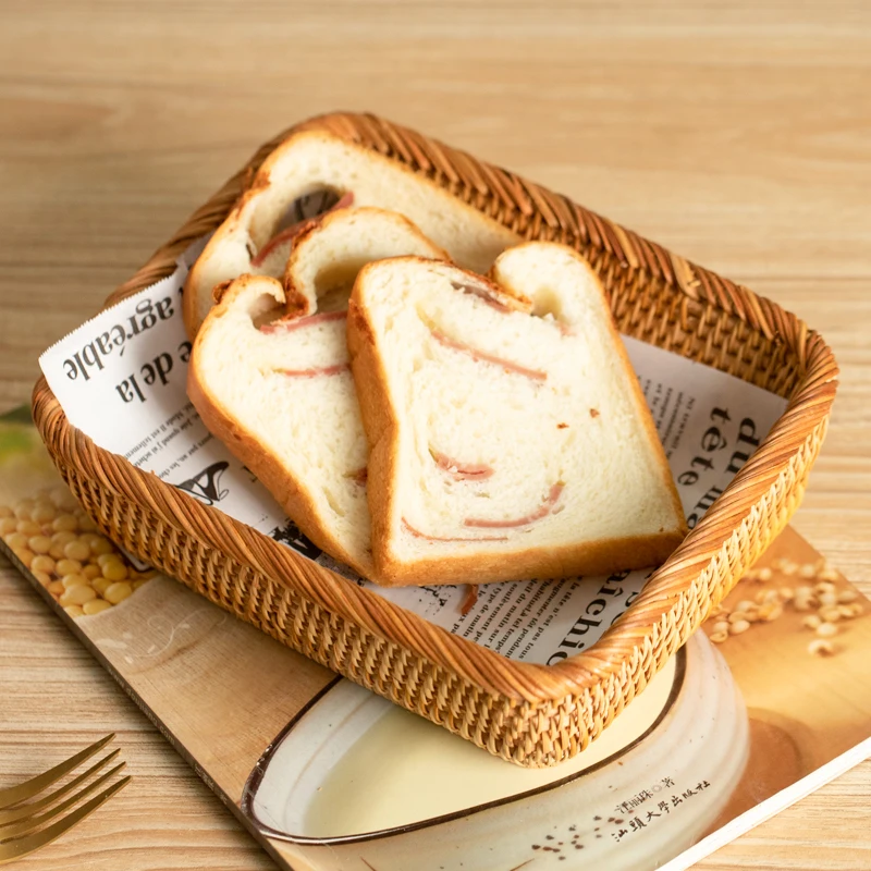 

Storage basket DIY Manual Rattan primary color simple portable Miscellaneous food tea practical home kitchen Household items