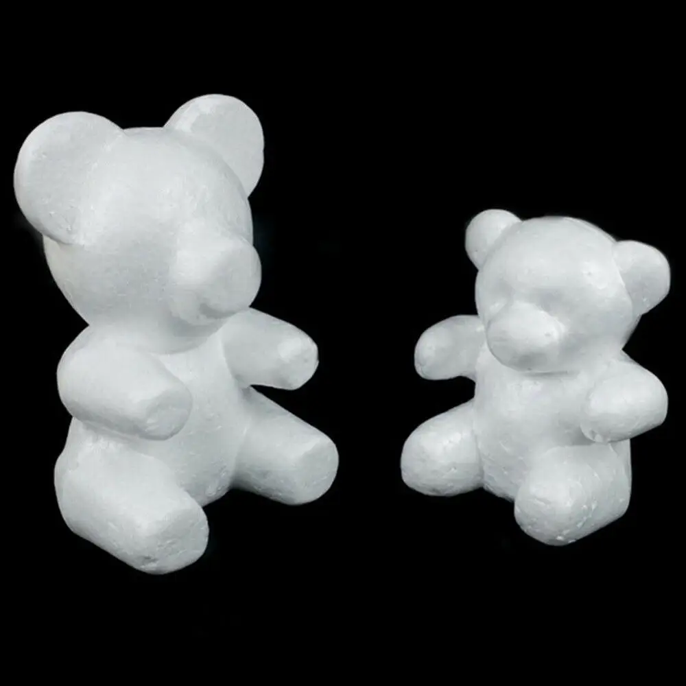 1 шт. 200 мм моделирование вспененный пенополистирол пены медведь белые шары для