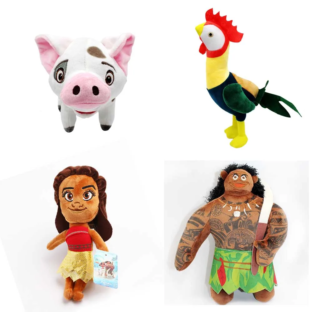 Игрушка плюшевая в виде свиньи и курицы с крючком 20 см |