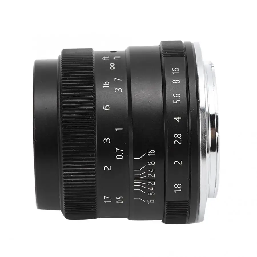 Объектив для фотокамеры 50 мм F1.8 Fuji Mount с фиксированным фокусом подходит