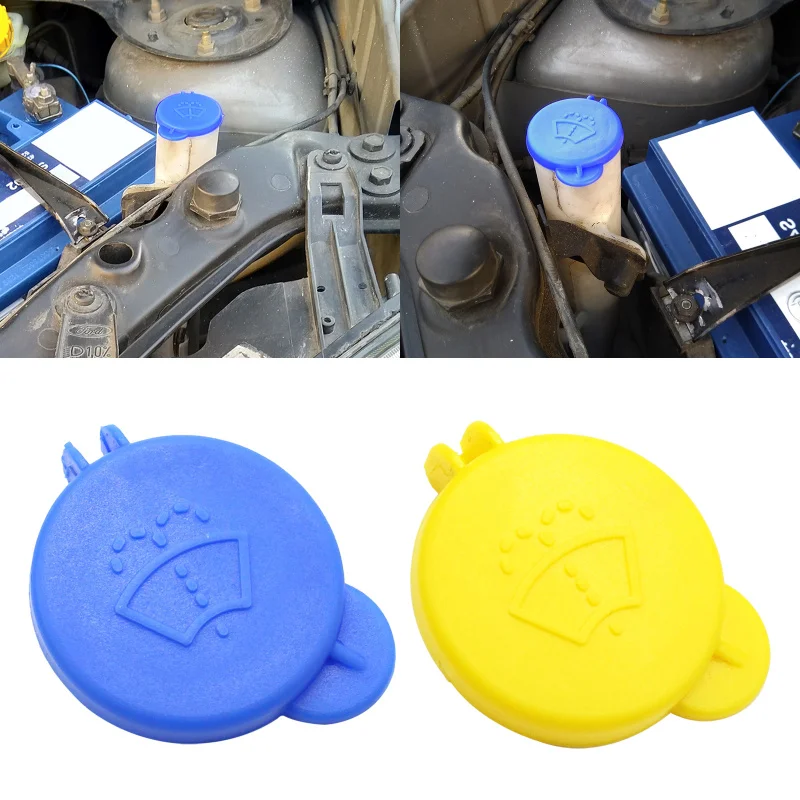 

1PCS Windscreen Wiper Washer Bottle Cap Cover Replacement For Ford Fiesta 2001-2008 Fusion 2001-2012 Tank Covers 1488251