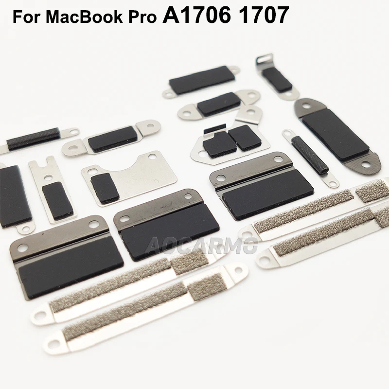aocarmo for macbook a1706 a1707 metal sheets bracket plate flex cable holder cover fixed buckle full set crimping line parts free global shipping