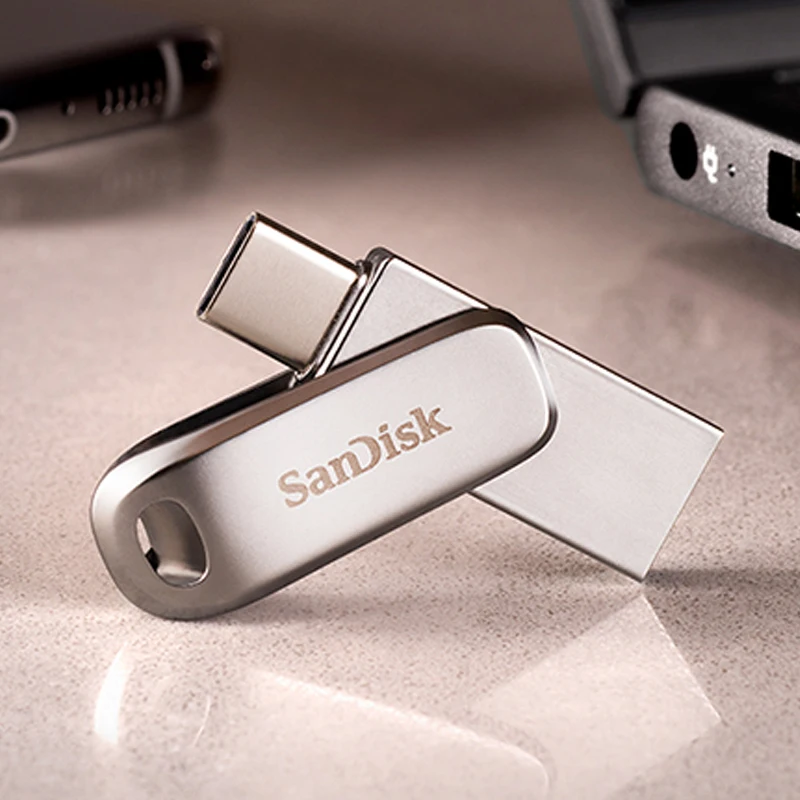 sandisk usb 3 1 flash drive 32gb 64gb 128gb 256gb 512gb otg typec pendrive metal u disk 150mb sdddc4 memory stick for phonepc free global shipping