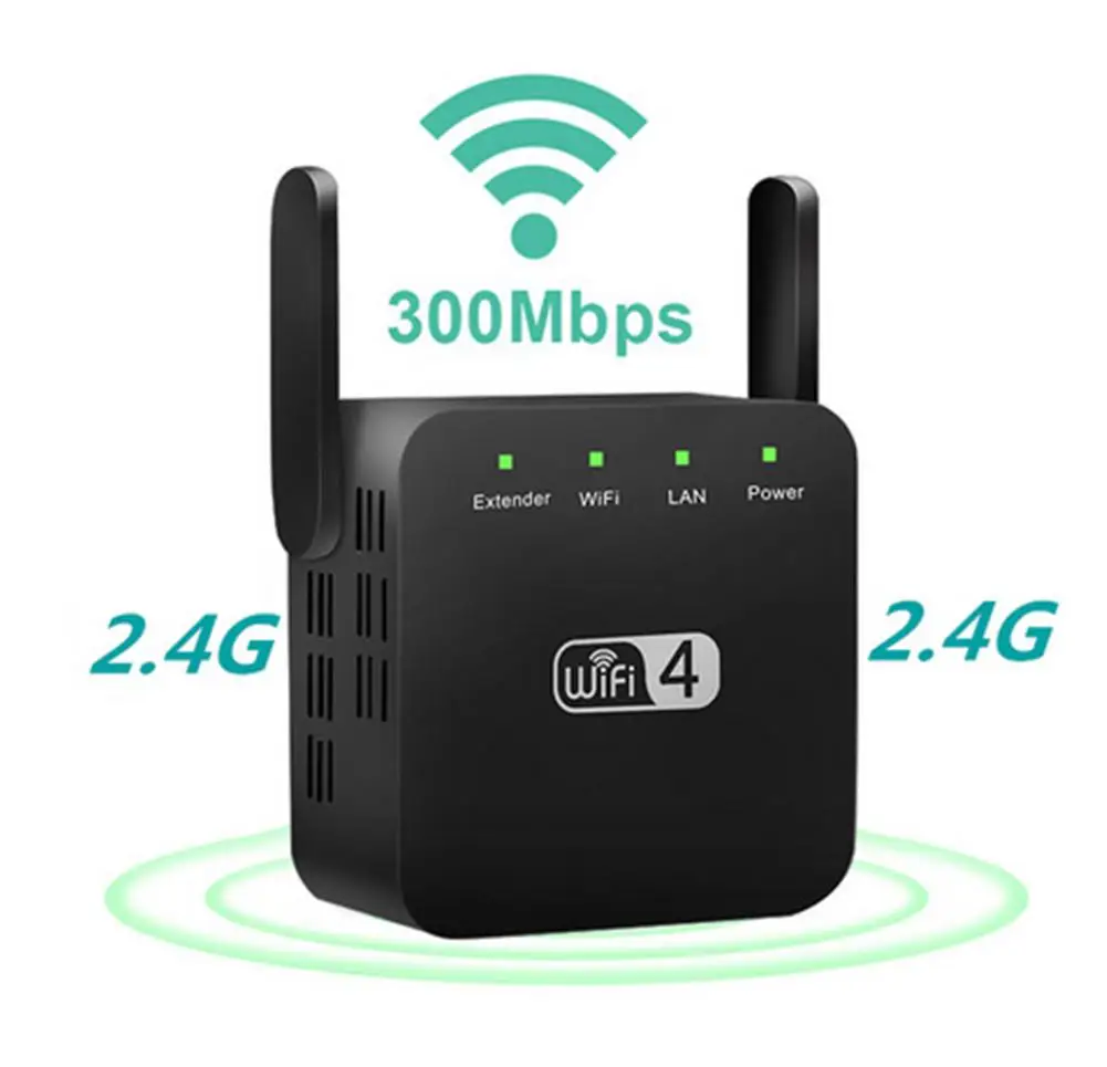 

WiFi 300Mbps Amplifier WiFi Router 2 External Antenna Wifi Range Amplifier