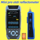 Мини профессиональный оптический Волоконно-оптический рефлектометр AUA900D с 9 функциями VFL OLS OPM, карта событий, тестер кабеля Ethernet RJ45