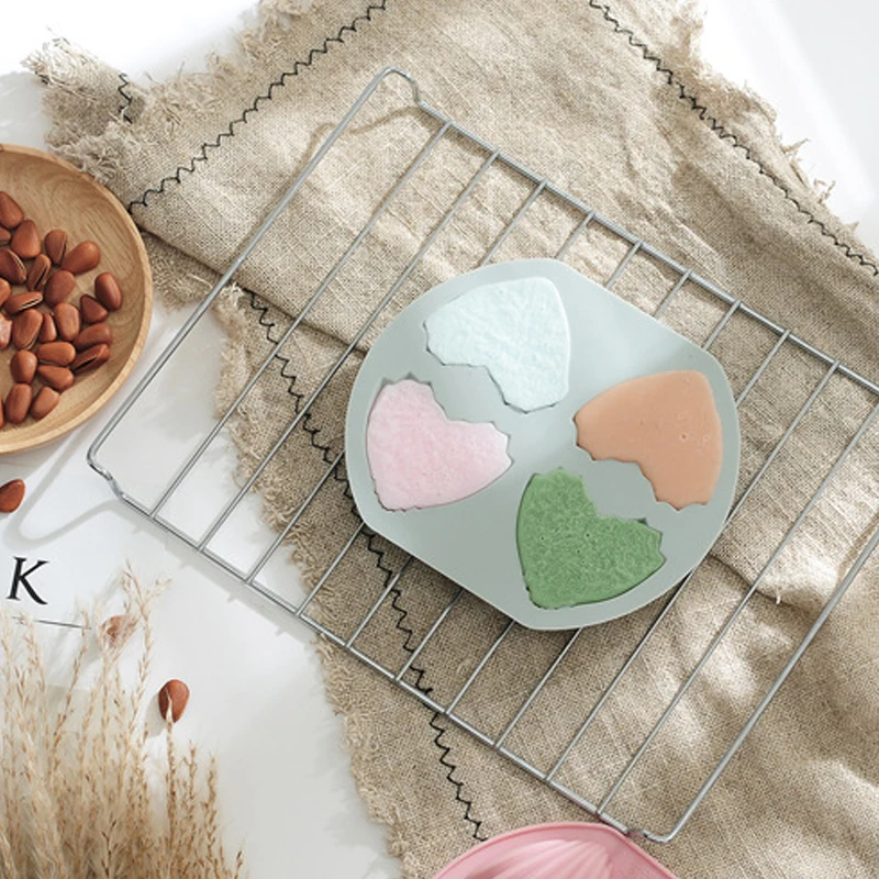 Силиконовая форма для выпечки 4 ячейки в форме сердца | Дом и сад