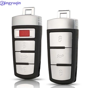 Чехол для автомобильного ключа jingyuqin, 4 кнопки, для Volkswagen VW Passat CC B6 B7 B7L CC R36 Maogotan B5 Passat 3C