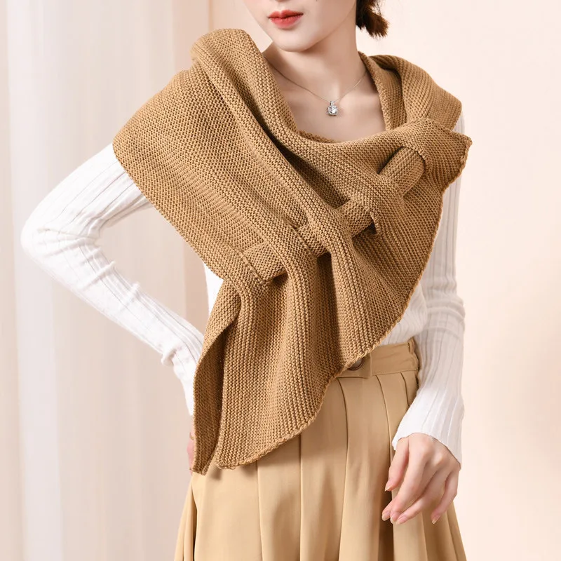 

New Design Fake Collar Warmer Capelet for Women New Knitted Shirt False Collar Scarf Woman Detachable Collar Scarves