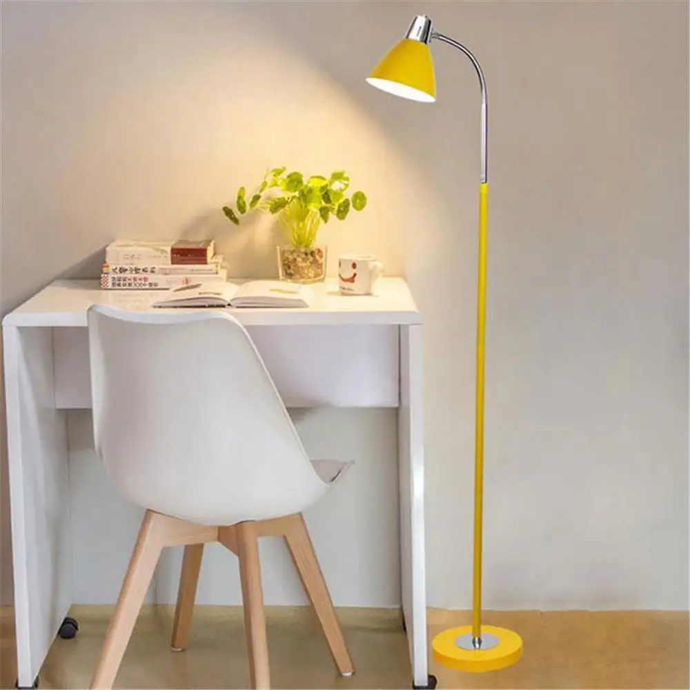 Розовый желтый красный Серый Черный напольная стоячая лампа Lampade da terra напольный