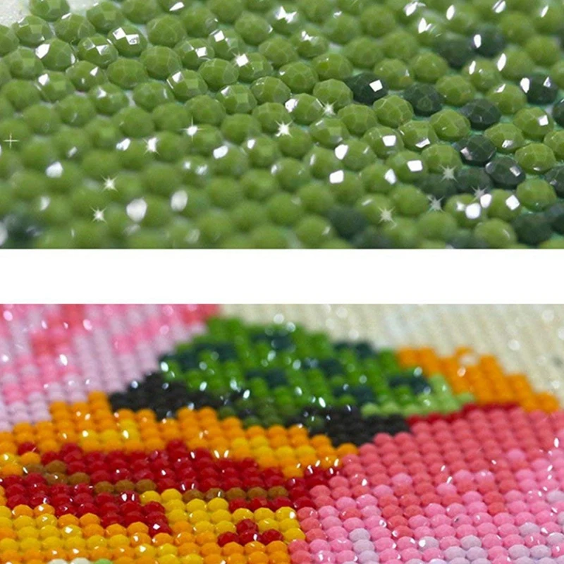 

2Set DIY 5D Diamond Painting Kit Full Drill Embroidery Cross Stitch Art Craft Home Wall Decor, Flower & Butterfly Fairy