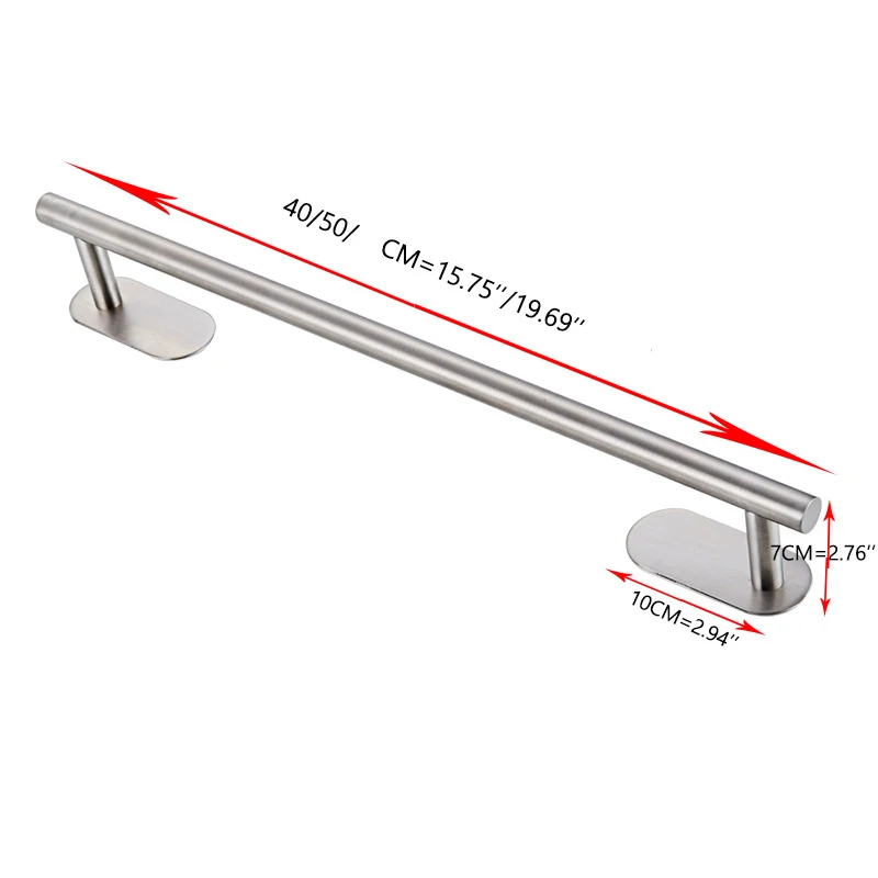 40 см 50 Полотенца бар черный Нержавеющая сталь настенный стойка висячий