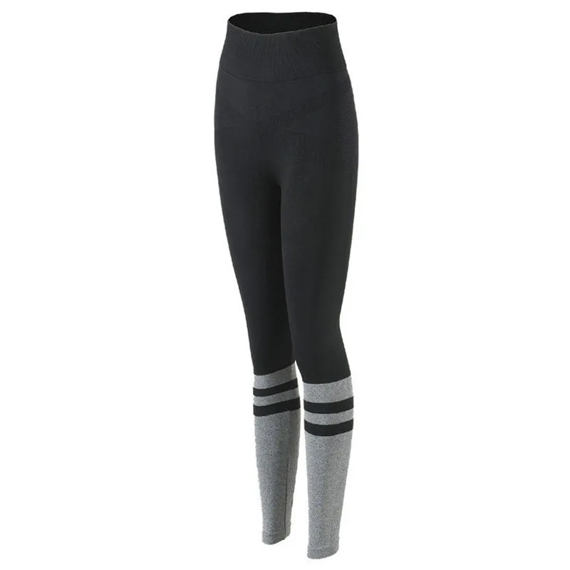 

Seamless Patchwork Socks Yoga Leggings Stretchy High Waist Bubble Butt Tights Sports Push Up Running Women Gym Fitness Leggings