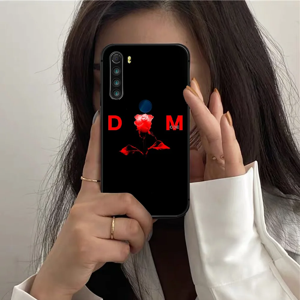 

Depeches Band Mode DM Phone Case For XIAOMI Redmi Note 6 7 8 9 10 T Pro K40 black Etui 3D Cell Luxury Hoesjes Pretty Funda