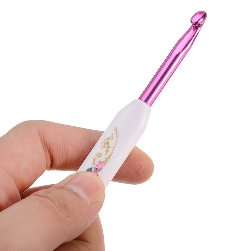 16 шт. новый мягкий захват крючком крючок набор ручка алюминий 1 0 ~ 6 мм для вязания