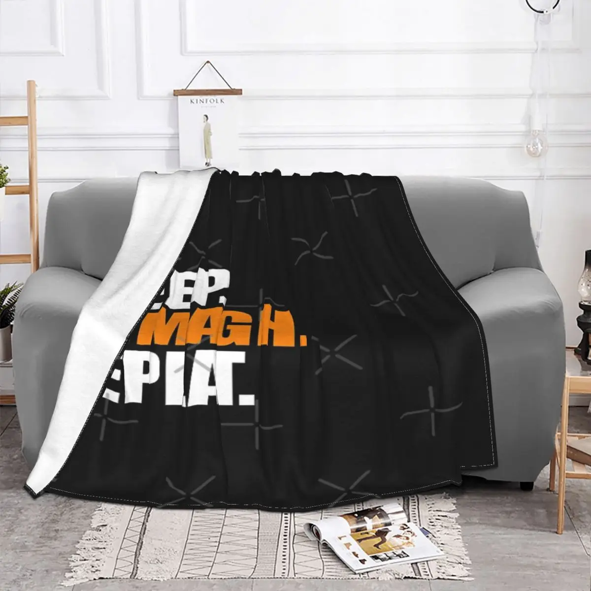 Armagh Ирландия Eat Sleep одеяло покрывало для кровати плед пляжа Толстовка пикника |