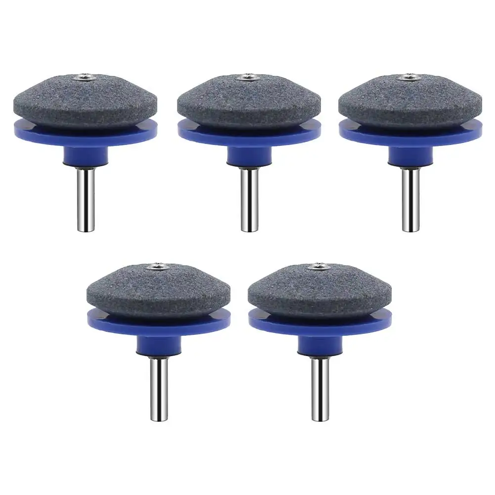 

5pcs Accessory Abrasive Tools Stone Faster Power Drill Grinding 50mm Lawn Mower Blade Sharpener Sander Home Garden Rotary