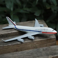 korean one b747 airplane diecast aircraft model 6 metal aeroplane home office decor mini moto toys for children