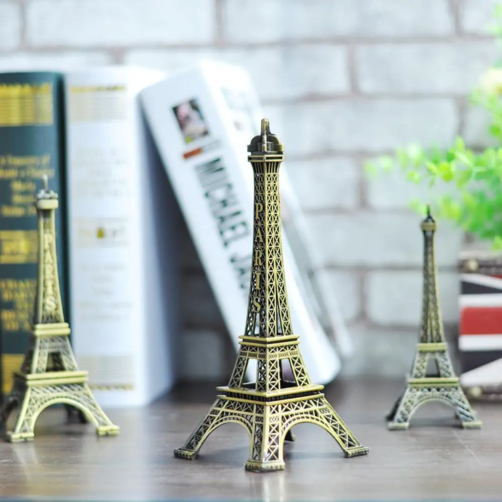 22 см металлическая художественная Статуэтка Парижской Эйфелевой башни