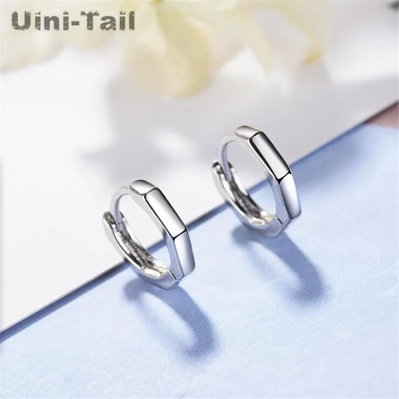 Серьги Uini-Tail из тибетского серебра 925 пробы для мужчин и женщин лидер продаж