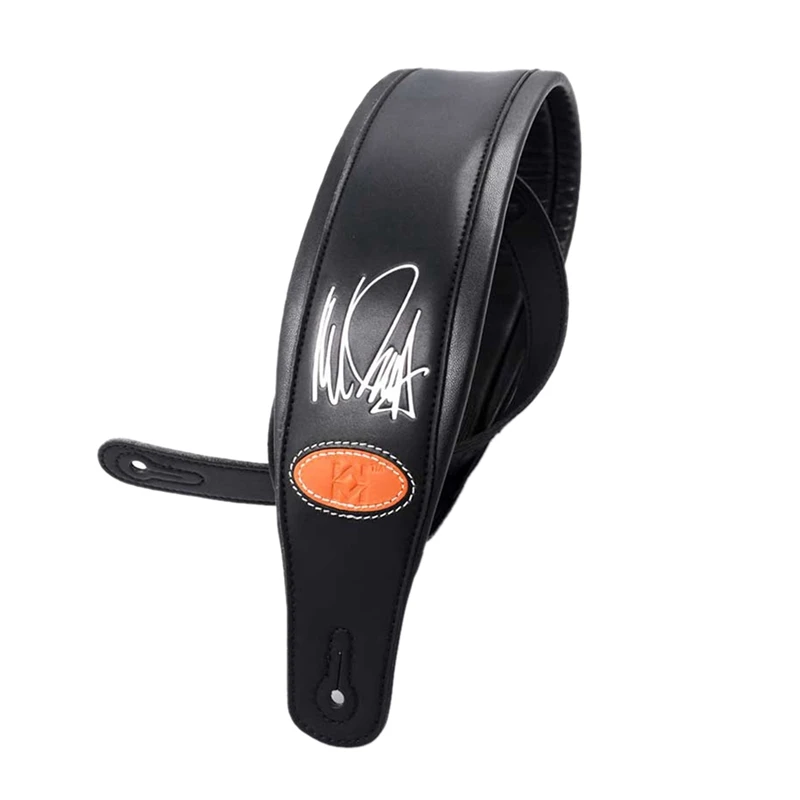 

Neil Zaza-Signed Electric Guitar Strap with 3 Pair Guitar Strap Buttons End Pins and 3 Pair Rubber Guitar Strap Blocks