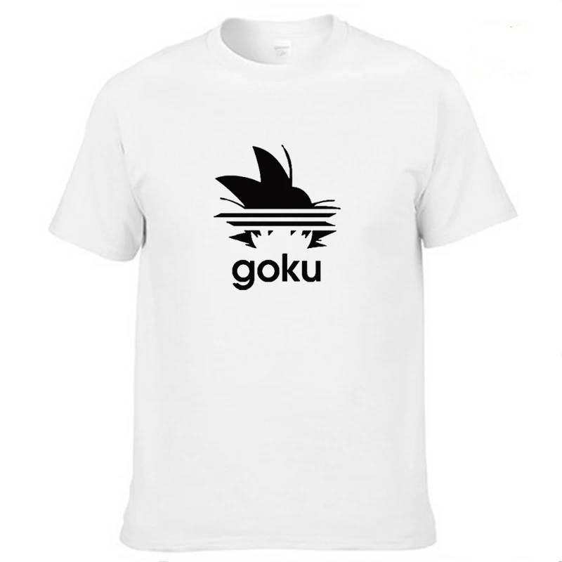 Dragon Ball Z футболка Goku Мужская рубашка с коротким рукавом и О-образным вырезом