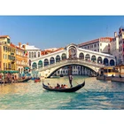 Круглая алмазная живопись, водный город, Венеция, мозаика, пейзаж, вышивка крестиком, алмазная вышивка 5D сделай сам, полноразмерное украшение для дома