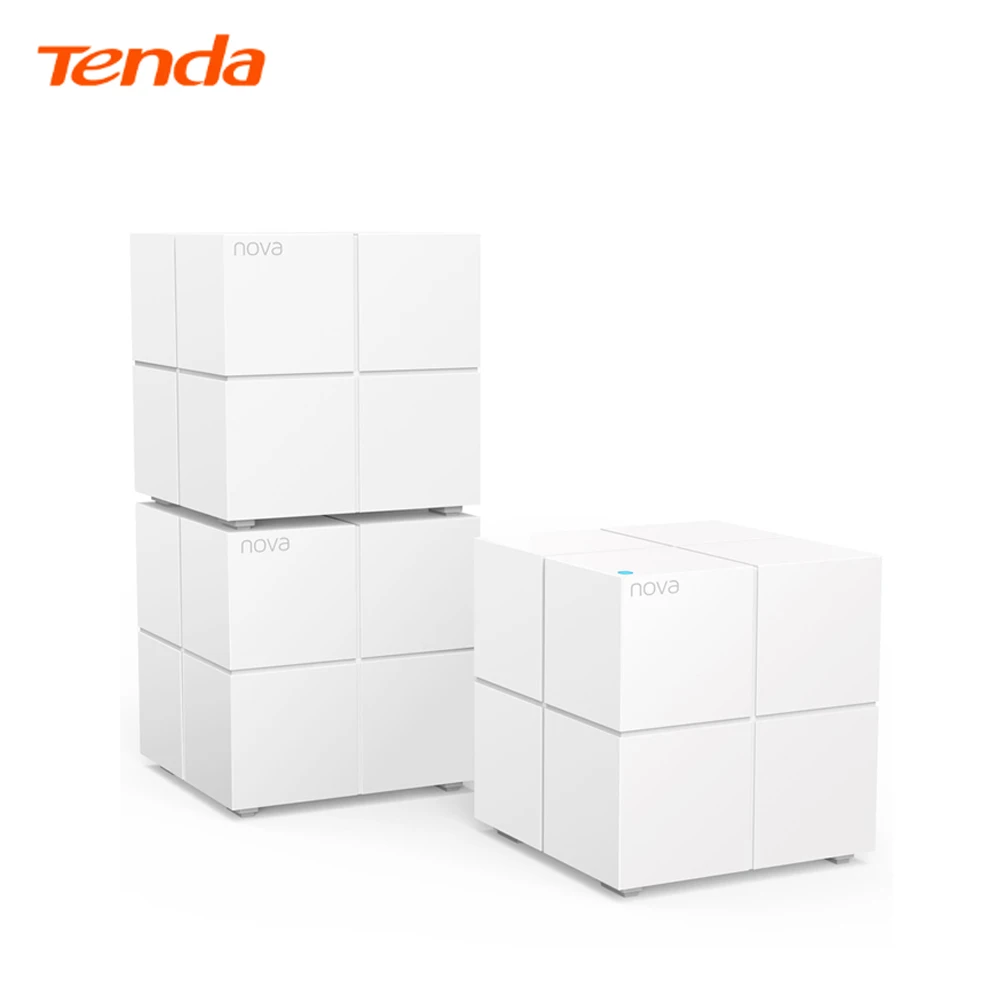 

Tenda Nova сетчатая Wi-Fi система MW6(mesh3) роутер ретранслятор Замена гигабитный роутер до 6000 кв. футов. Покрытие всего дома 3 шт.