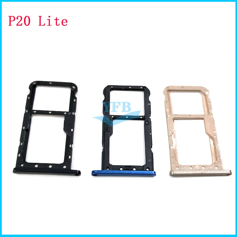 10 шт. лоток для SIM-карты держатель Слот карты адаптер Huawei P20 Pro Lite запасные части |