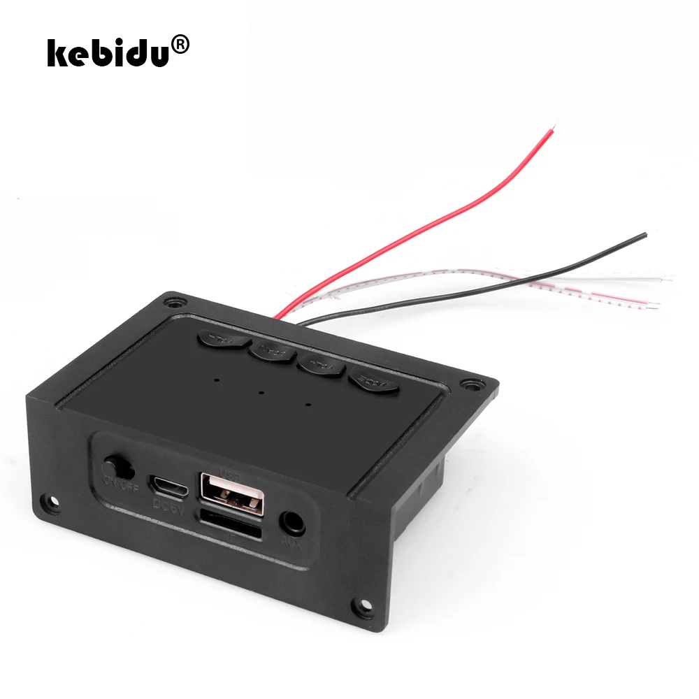 

kebidu 2*5W Amplifier 5V Mini MP3 Decoder Board Bluetooth 5.0 Support Call Handsfree Decoding Module MP3 WAV AUX TF Card USB