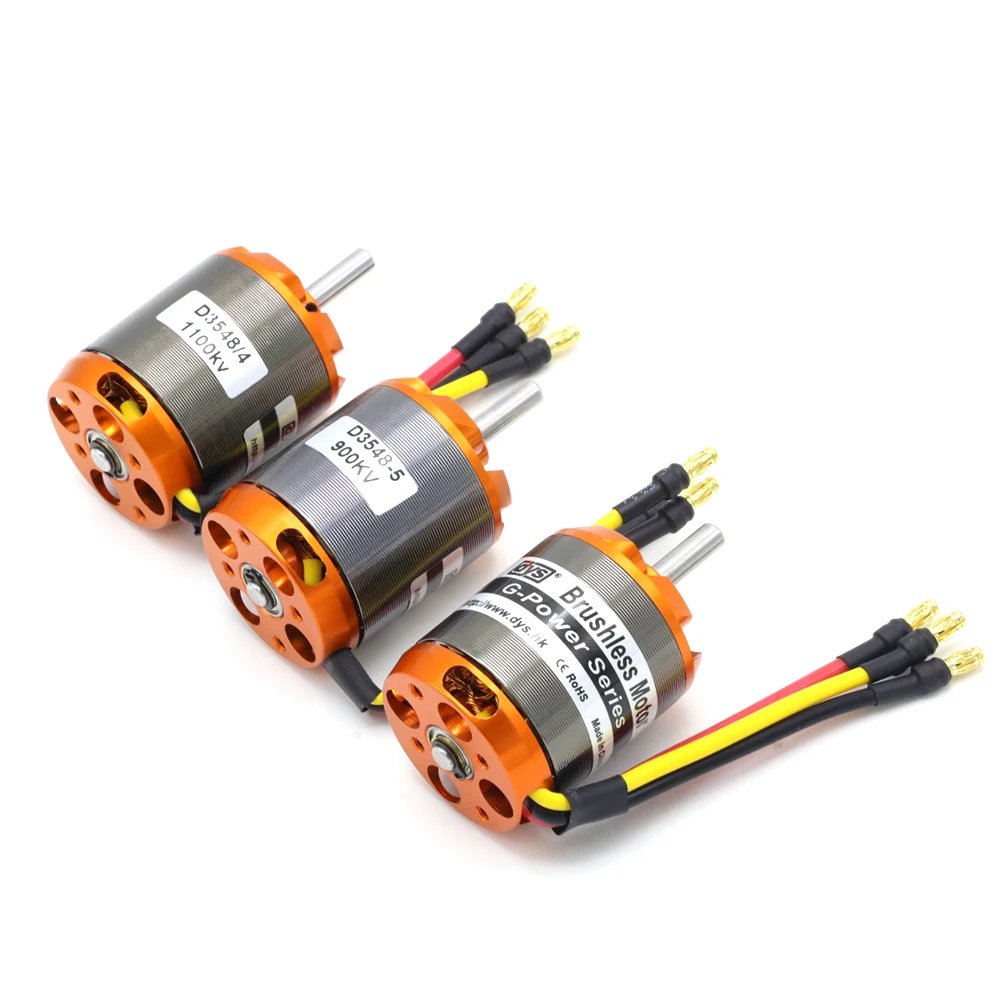 DYS D3548 3548 790KV 900KV 1100KV бесщеточный двигатель 3-5S для компактного мультикоптера радиоуправляемый самолет вертолет
