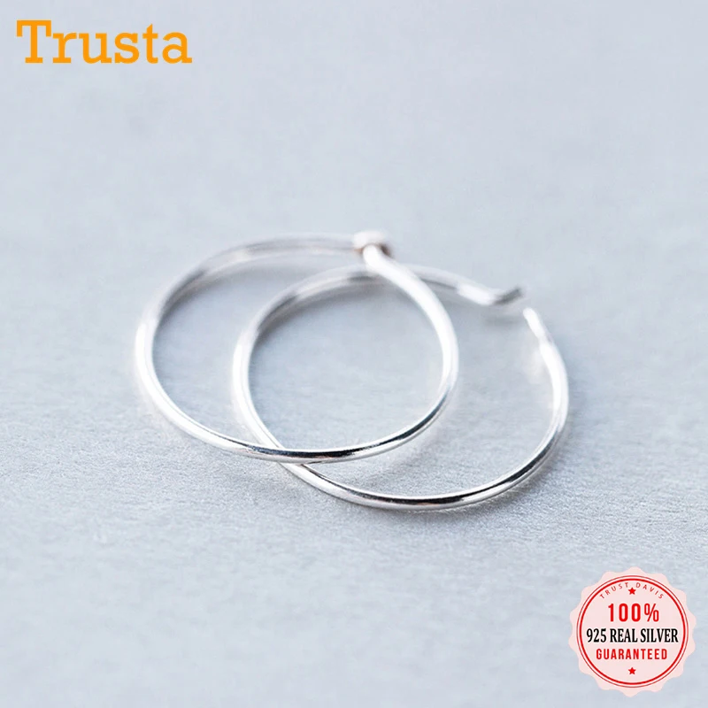 Trustdavis Аутентичные 925 стерлингового серебра модные готические высокие вязаные