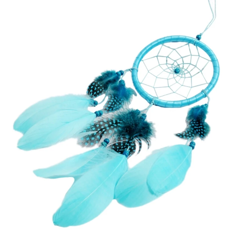 Колокольчики ручной работы индейский амулет &quotЛовец снов&quot сетка с перьями 55 см