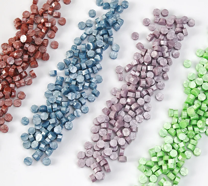 160 шт. красные винтажные восковые таблетки бусинки гранулы Таяние зерна для