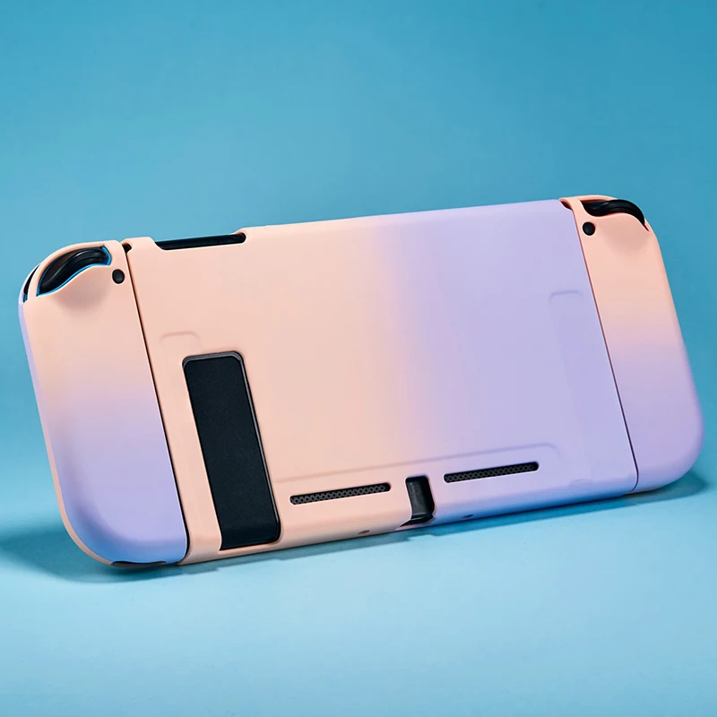 Градиентный защитный чехол для Nintendo Switch съемный жесткий контроллеров NS Joy-Con с 2