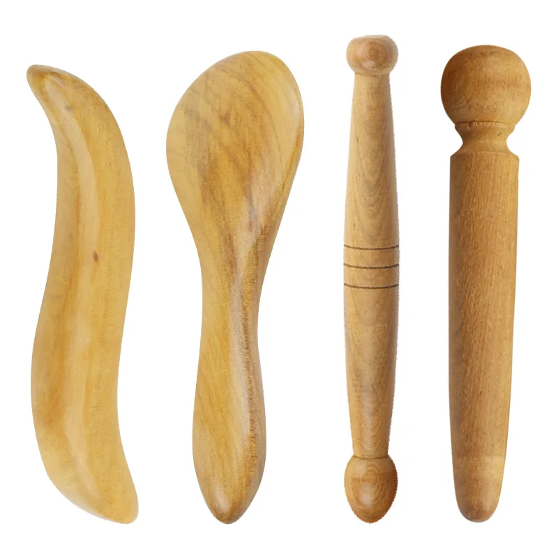 Инструмент для иглоукалывания гуаша деревянная доска точечная палочка забота о